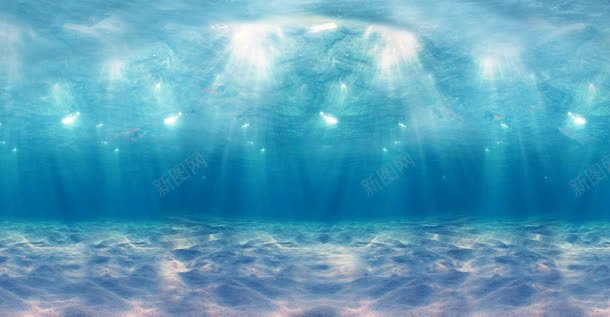 蓝色透光海底纯净jpg设计背景_新图网 https://ixintu.com 海底 纯净 蓝色 透光