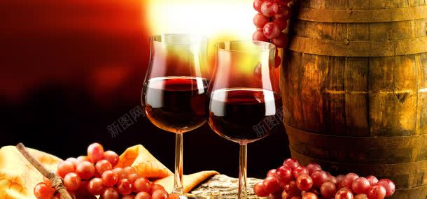 葡萄酒背景jpg设计背景_新图网 https://ixintu.com 红酒 葡萄 葡萄酒 酒杯 酒桶