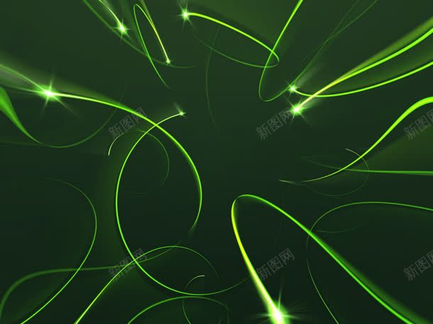 绿色光效线条抽象壁纸jpg设计背景_新图网 https://ixintu.com 壁纸 抽象 线条 色光