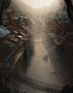 乡村街道古代街道建筑乡村高清图片
