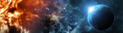 大气星球星球科幻大气banner背景高清图片