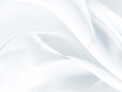 白色丝绸褶皱壁纸背景