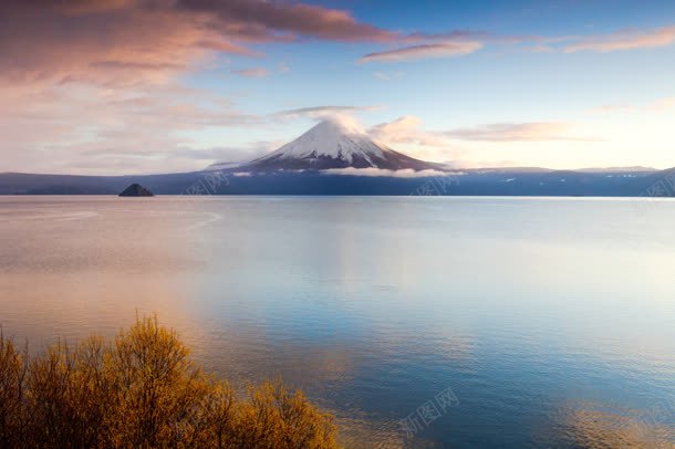 富士山旁的湖面海报背景背景图片免费下载 素材7izkjgjvj 新图网