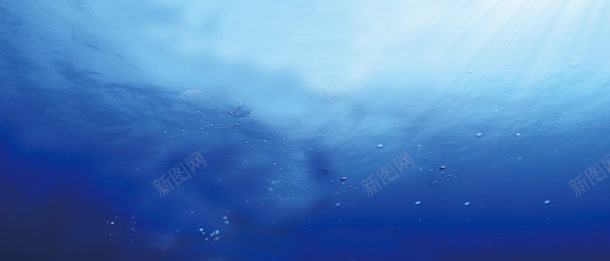 蓝色背景jpg设计背景_新图网 https://ixintu.com 化妆品 气泡 海洋 淘宝天猫护肤品广告 清新