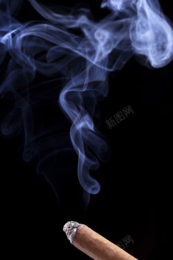点燃的香烟点然的雪茄香烟高清图片