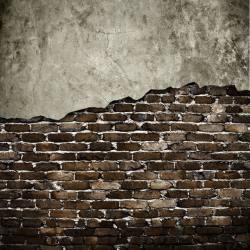 脱落的水泥脱落的水泥砖墙背景高清图片