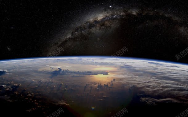 银河系壮观宽屏背景jpg设计背景_新图网 https://ixintu.com 壮观 背景 银河系
