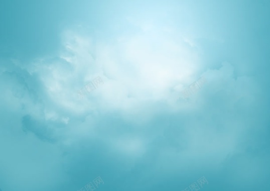 深蓝色梦幻天空白云背景