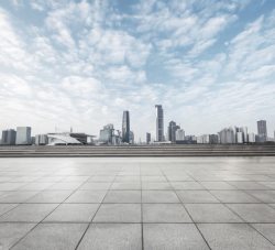 韩国城市壁纸空旷的城市天台壁纸高清图片