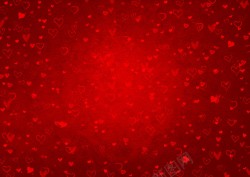 梦幻心型相框红色心型背景高清图片