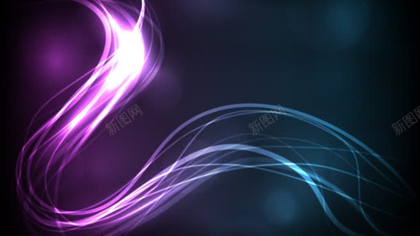 紫色炫光流畅线条jpg设计背景_新图网 https://ixintu.com 流畅 紫色 线条