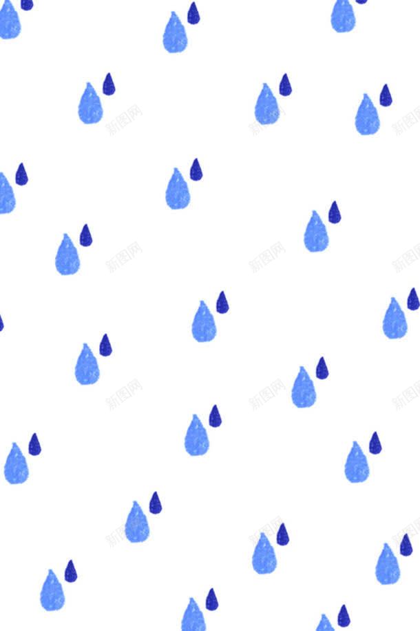 手绘蓝色水滴壁纸jpg设计背景_新图网 https://ixintu.com 壁纸 水滴 蓝色