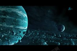 小行星带宇宙星球小行星带海报背景高清图片