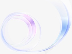 科技弧线蓝紫色光圈弧线高清图片