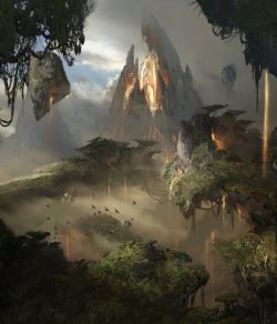 魔幻电影魔幻电影手绘场景高清图片