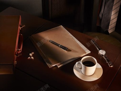 欧洲风格的咖啡钢笔背景