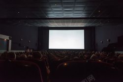 电影院情侣座椅舞台背景高清图片