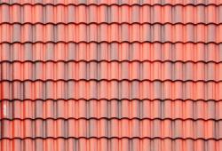 棕色瓦片屋顶红瓦背景高清图片