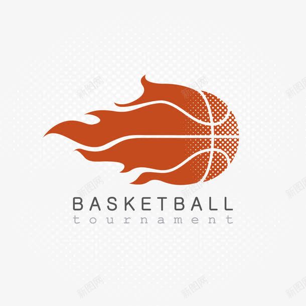篮球图标png_新图网 https://ixintu.com 火焰喷射 火焰篮球LOGO设计矢量火焰篮球怀旧复古篮球标志体育运动项目logo 篮球图标