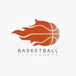 火焰logo篮球图标高清图片