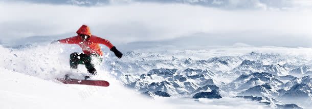雪背景jpg设计背景_新图网 https://ixintu.com 服装 滑雪 节日促销 雪山