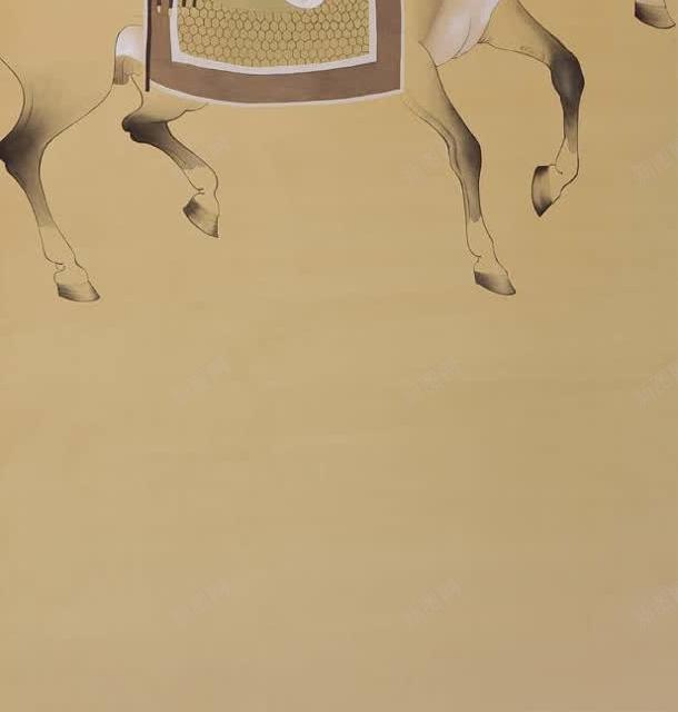 中国风中国画骑马的仕女jpg设计背景_新图网 https://ixintu.com 中国画 仕女 古代仕女图 国风 骑马