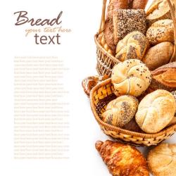 面包宣传美食广告背景高清图片