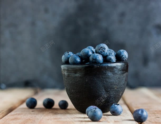 清新蓝莓水果食物jpg设计背景_新图网 https://ixintu.com 水果 清新 食物