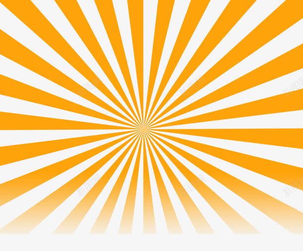 橙色放射线png免抠素材_新图网 https://ixintu.com 发射 发散 放射线 橙色 波普放射 线条