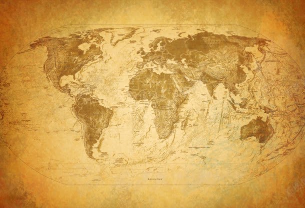 牛皮纸复古世界地图jpg设计背景_新图网 https://ixintu.com 世界 地图 复古 牛皮纸