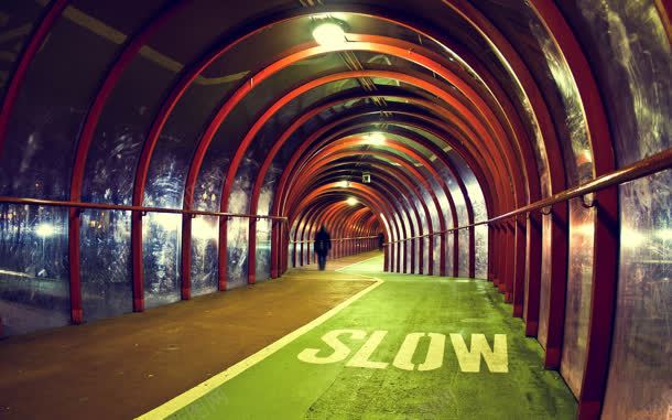 红色拱形隧道慢行感受jpg设计背景_新图网 https://ixintu.com 感受 慢行 拱形 红色 隧道