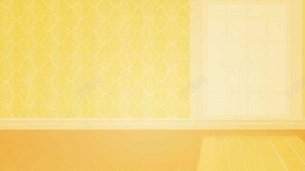 黄色梦幻桌面壁纸背景