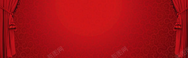 中国红喜庆海报背景背景