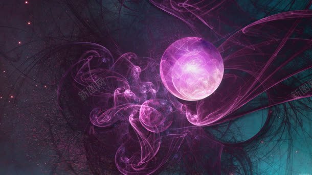 紫色水晶球光线光效海报背景jpg设计背景_新图网 https://ixintu.com 光线 水晶 海报 紫色 背景