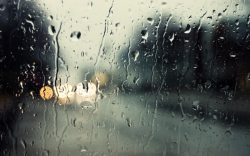 小雨滴文艺小清新雨滴玻璃高清图片