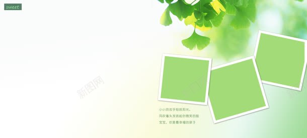 清新背景jpg设计背景_新图网 https://ixintu.com 儿童相册 照片墙 画册 白色 相册 绿色 背景墙