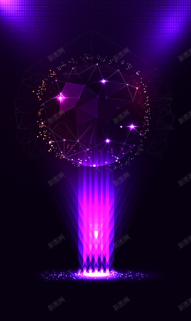 神秘紫色不规则形状球体jpg设计背景_新图网 https://ixintu.com 不规则 形状 球体 神秘 紫色