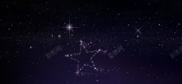 星空背景jpg设计背景_新图网 https://ixintu.com 五角星 天空 宇宙 星空 梦幻 浩瀚 简约 黑色