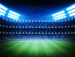足球PNG下载足球场灯光高清图片