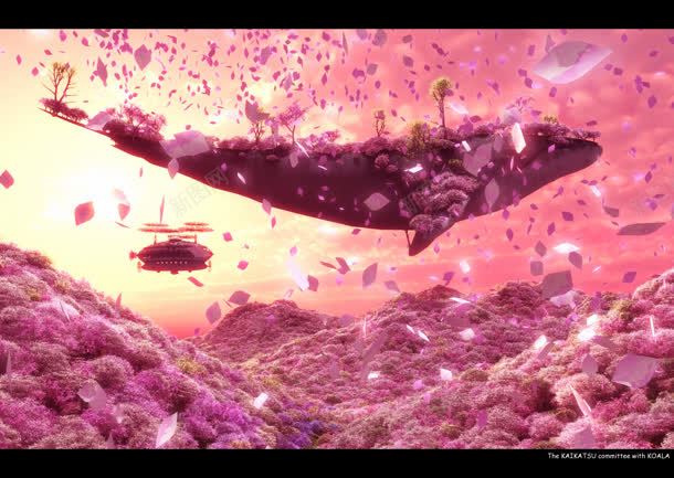 樱花花瓣紫色鲸鱼壁纸jpg设计背景_新图网 https://ixintu.com 壁纸 樱花 紫色 花瓣 鲸鱼