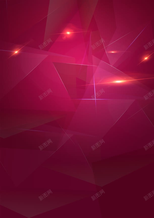 粉色光效几何形状海报jpg设计背景_新图网 https://ixintu.com 几何 形状 海报 粉色