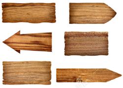 木栏素材木板指示牌高清图片