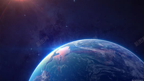宇宙中的地球海报背景jpg设计背景_新图网 https://ixintu.com 地球 宇宙 海报 素材 背景