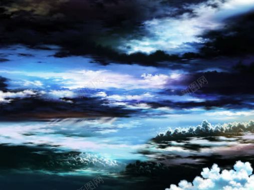 天空环境渲染效果云朵背景