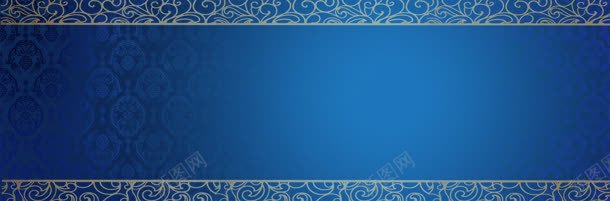 唯美淡雅花纹中国风banner背景jpg设计背景_新图网 https://ixintu.com 中国风 企业 古典 展板 蓝色背景