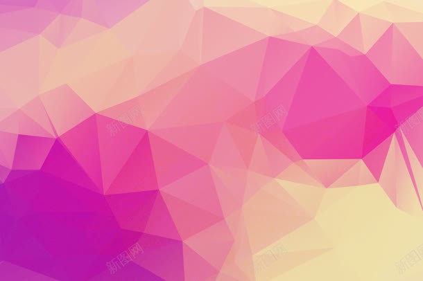 粉黄色三角形立体壁纸jpg设计背景_新图网 https://ixintu.com 三角形 壁纸 立体 粉黄