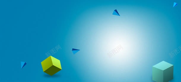 工业背景jpg设计背景_新图网 https://ixintu.com 三角块 机械 电器 科技 立体块 蓝色