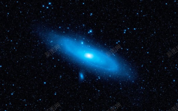 宇宙蓝色星系海报背景背景