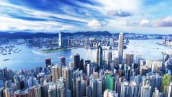 中华风香港国际化大都市风景高清图片