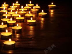 美丽光线美丽的蜡烛高清图片